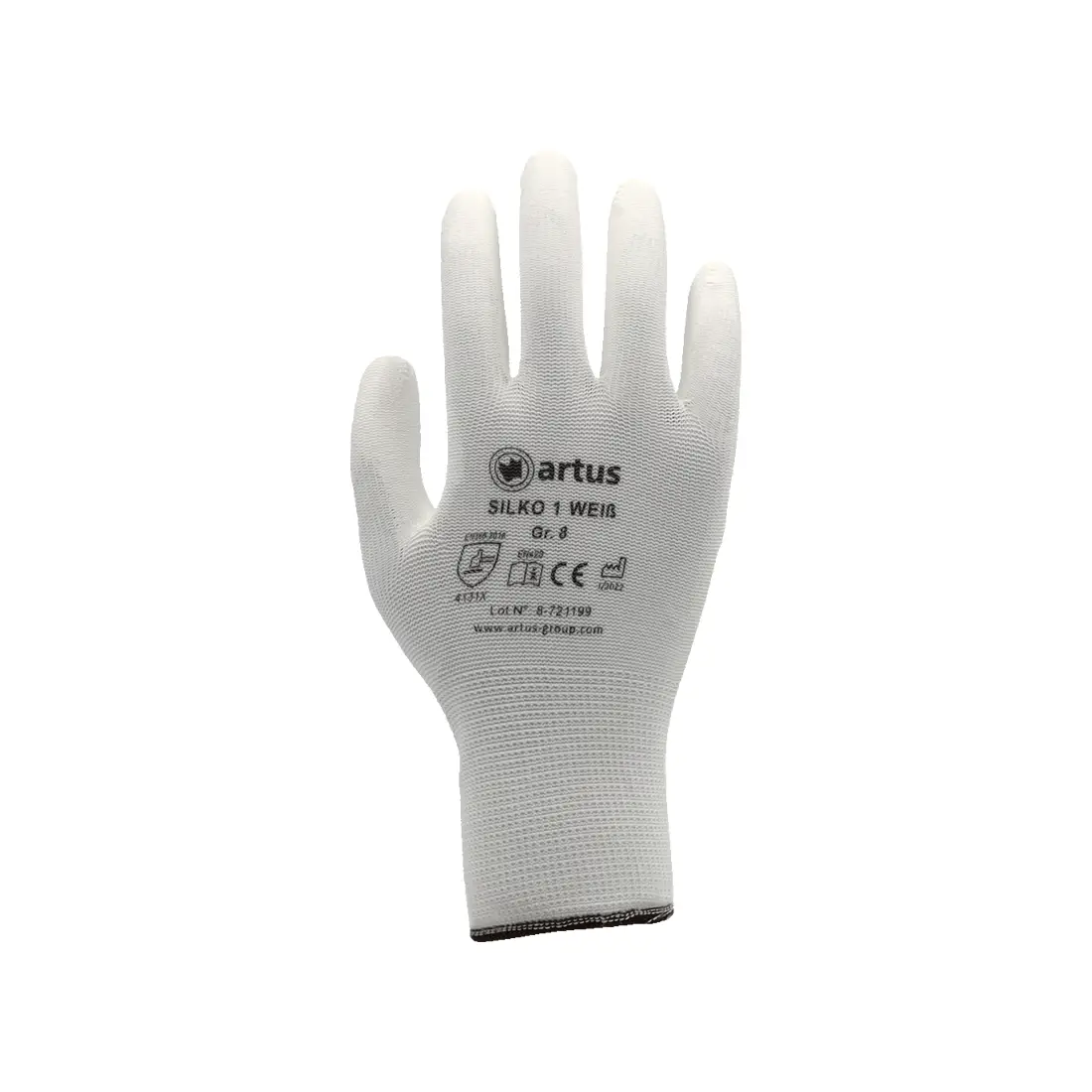 ARTUS - Strickhandschuh Silko 1 weiß
