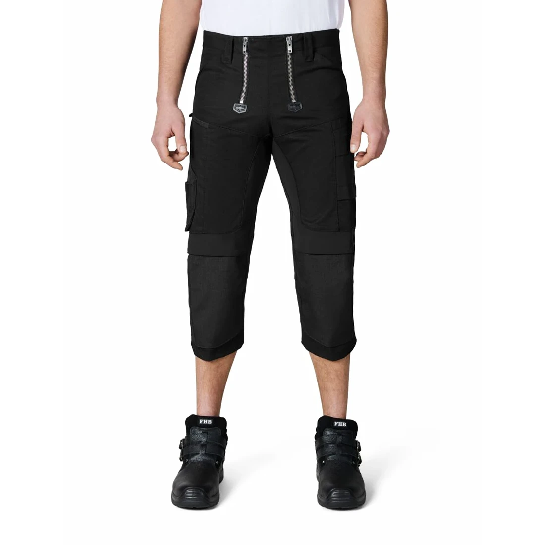 FHB - Zunfthose LOU Piratenform elastisch schwarz