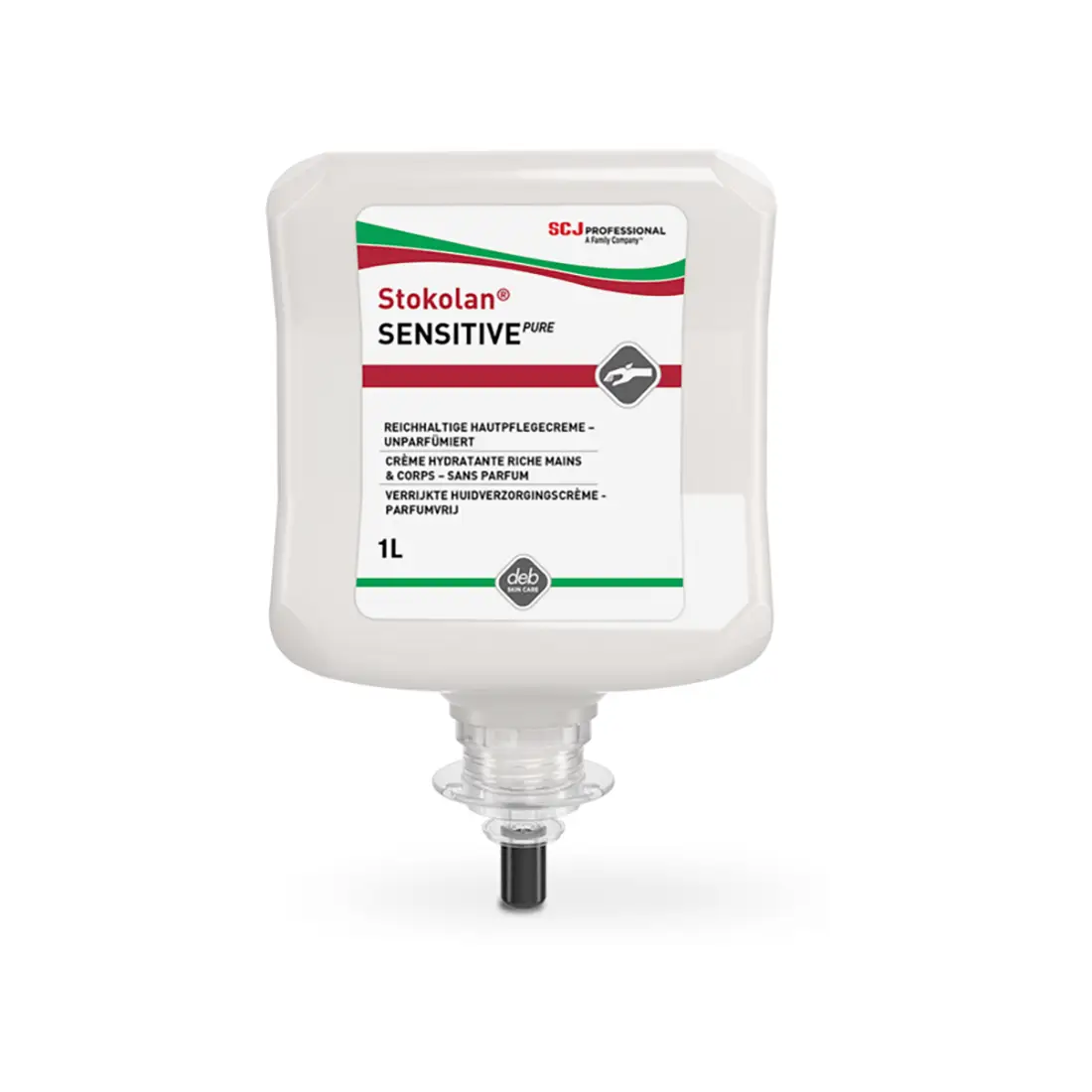 SC JOHNSON - Hautpflegecreme Stokolan Sensitive PURE 1 Liter