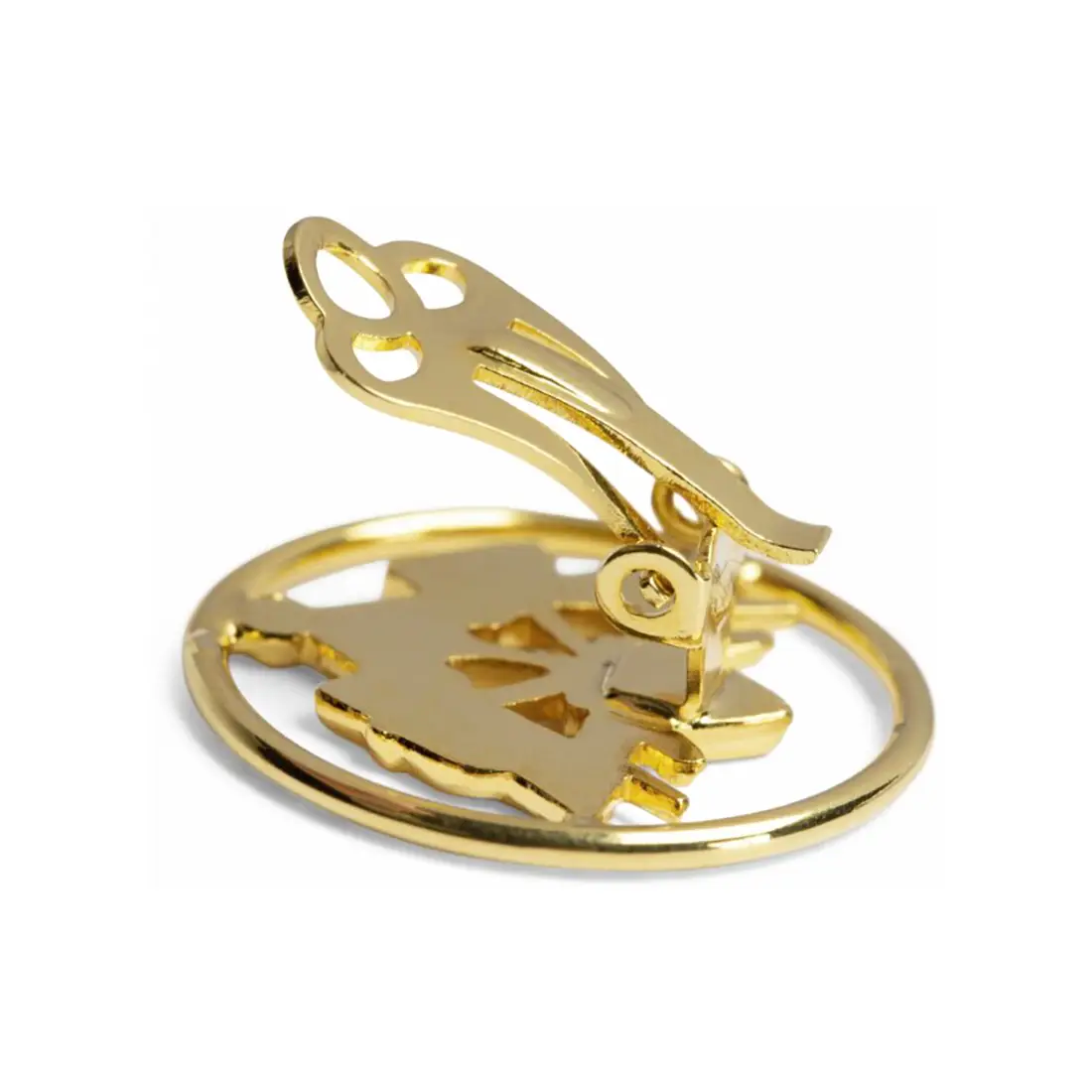 FHB - Ohrclip GUNNAR "Zimmermann" gold
