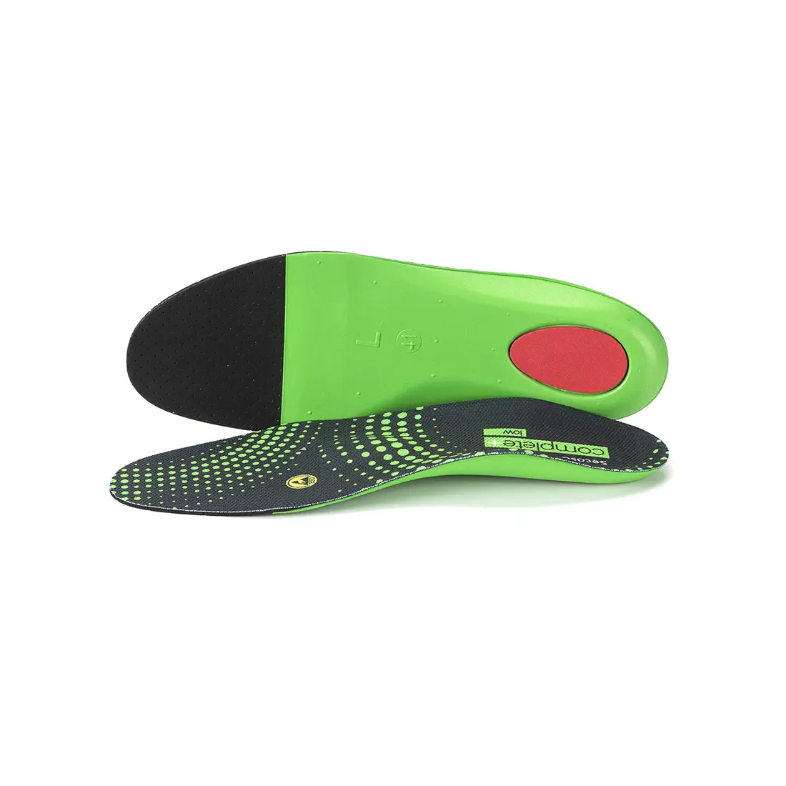 SECOSOL ? Ergonomische Fu?bettung Complete+ low schwarz/gr?n