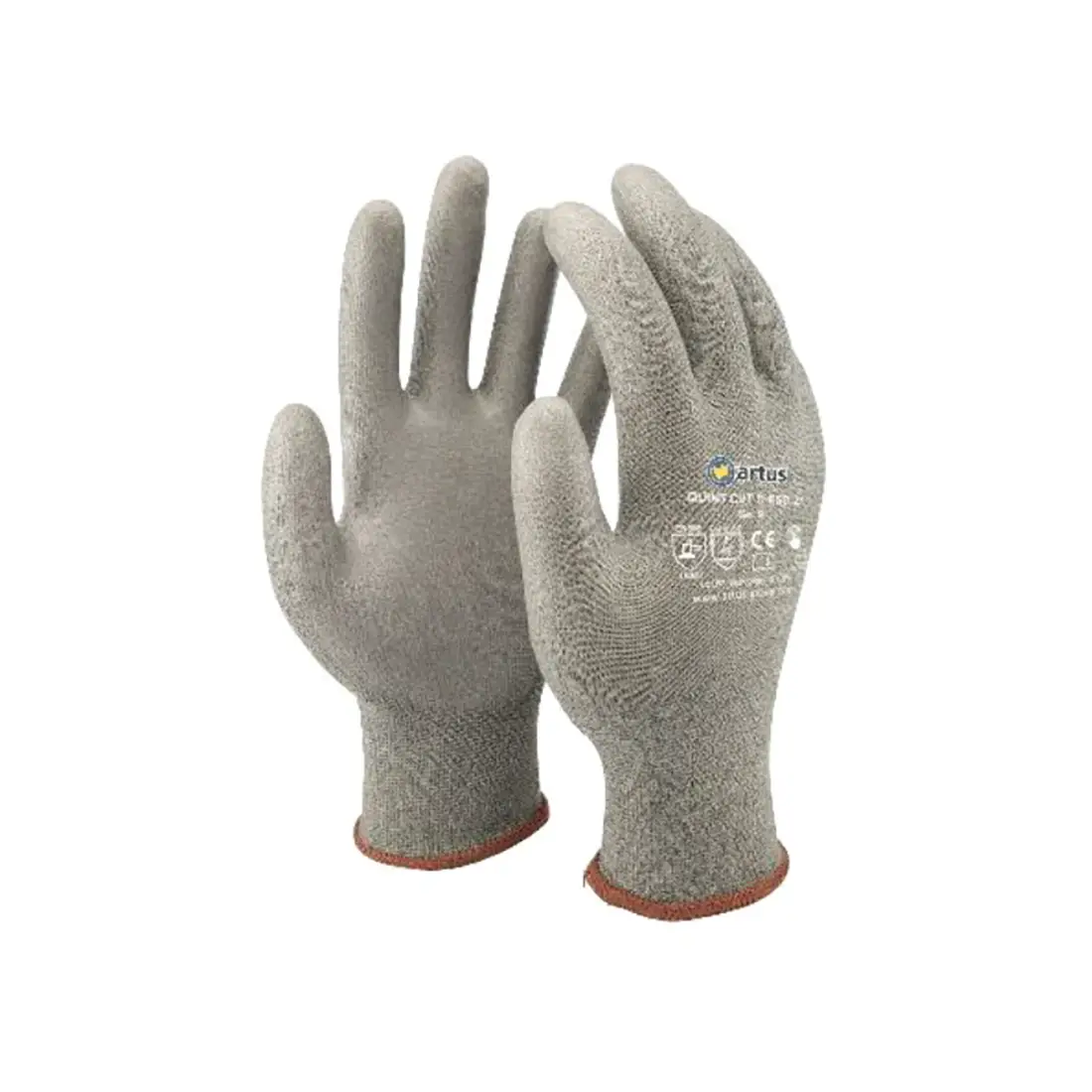 ARTUS - Schnittschutzhandschuh Quint Cut D ESD 21 grau