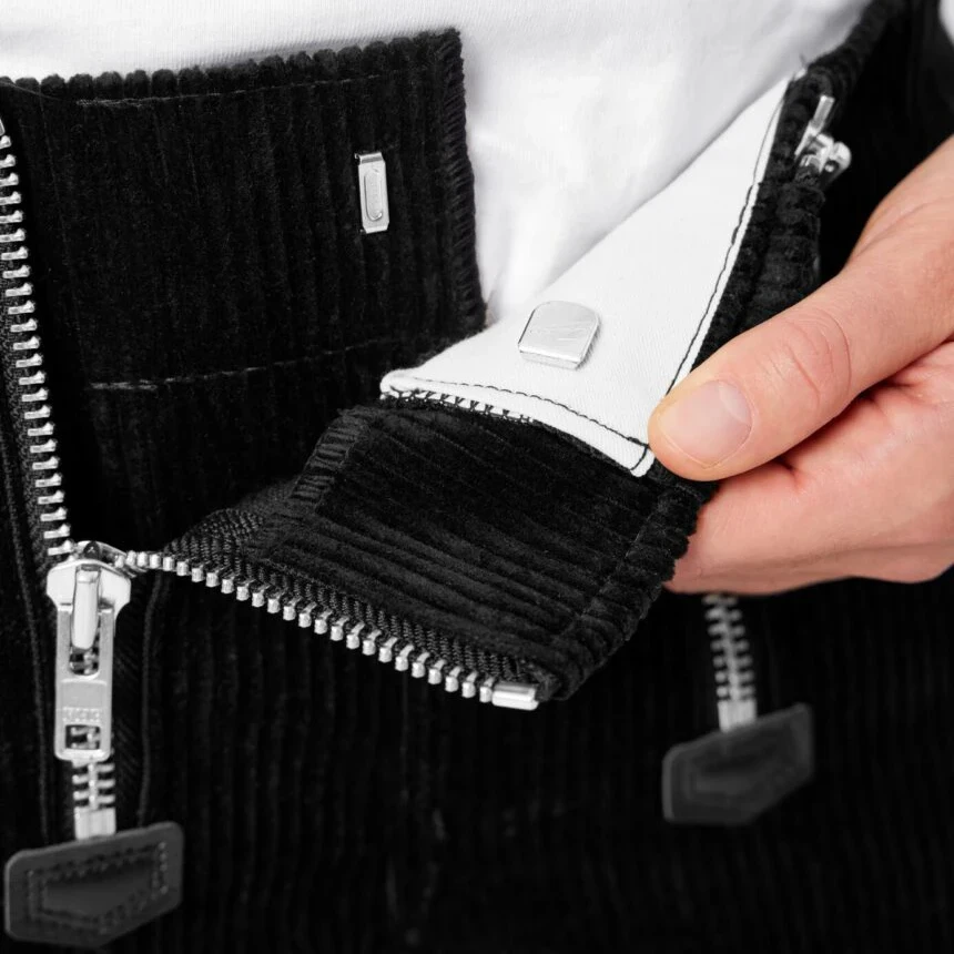 FHB - Zunfthose MARIA Trenkercord Damen schwarz