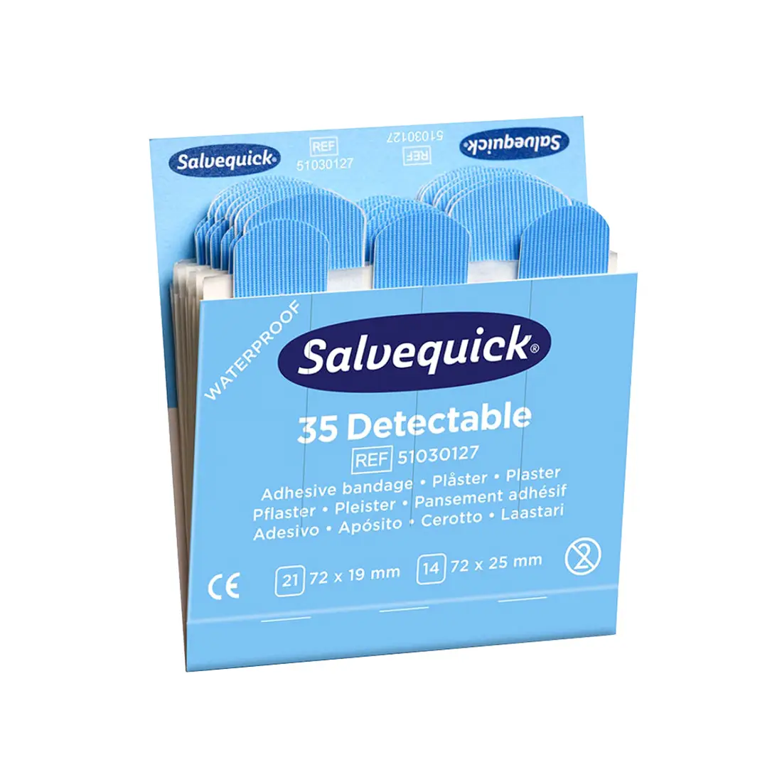 HOLTHAUS - Salvequick Refill-Einsatz detektierbar 35er