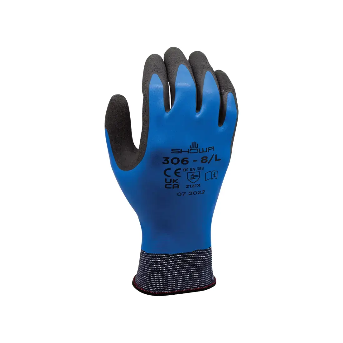 SHOWA - Allzweckhandschuh Blue 306 blau/schwarz