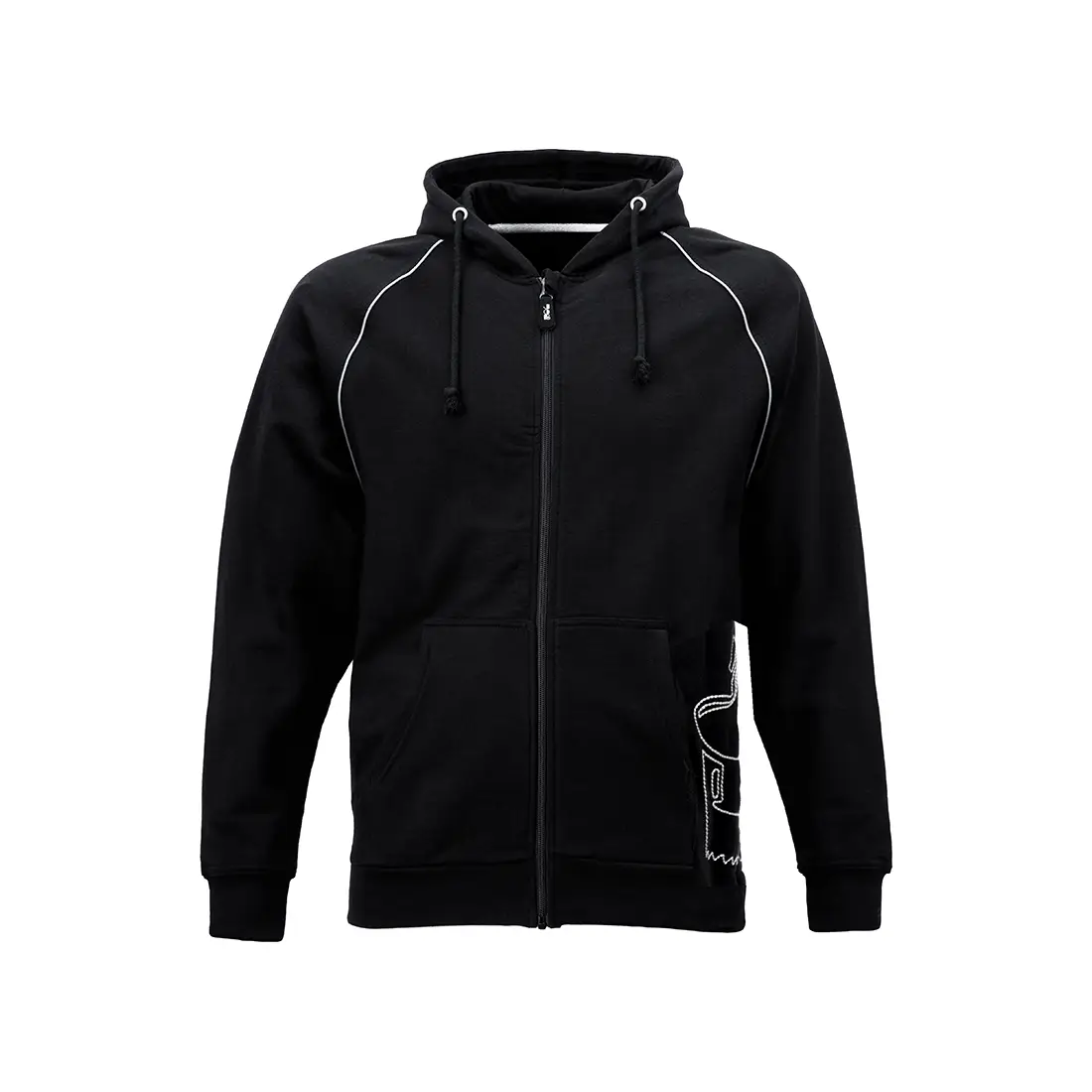 JOB - Hoodie-Sweatjacke ZONS "Zimmerer" schwarz