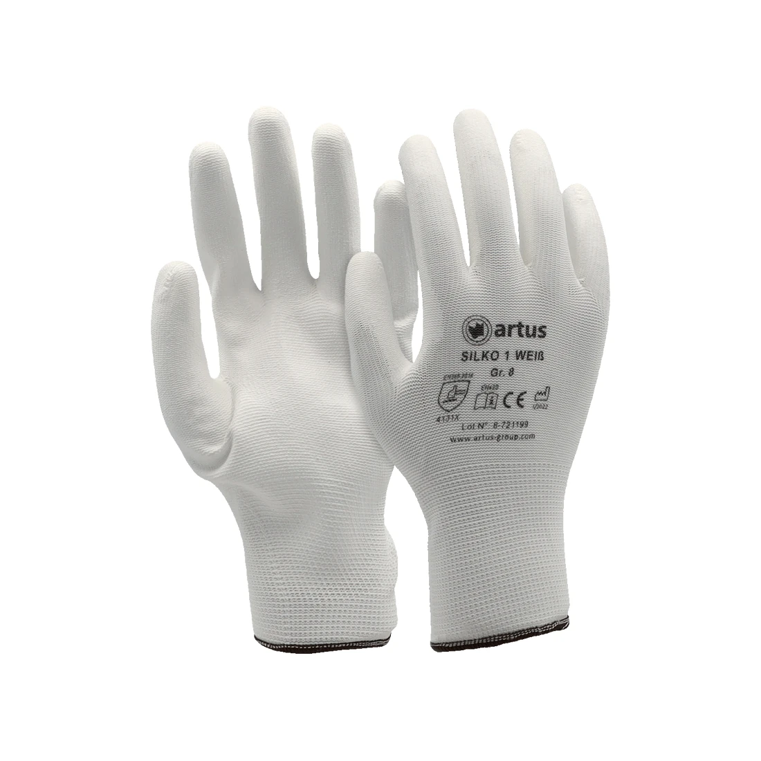 ARTUS - Strickhandschuh Silko 1 weiß