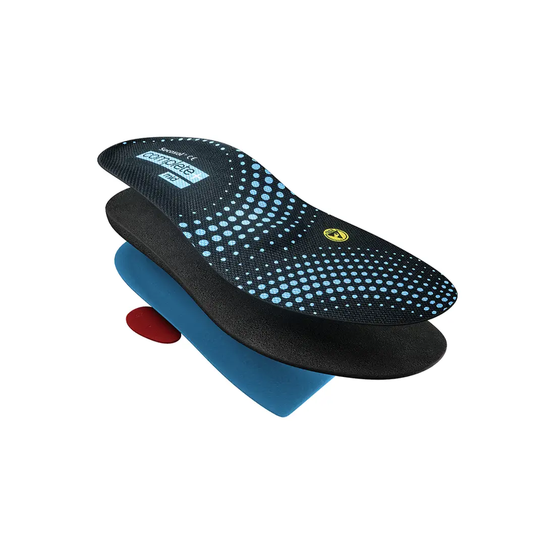 SECOSOL ? Ergonomische Fu?bettung Complete+ mid schwarz/blau