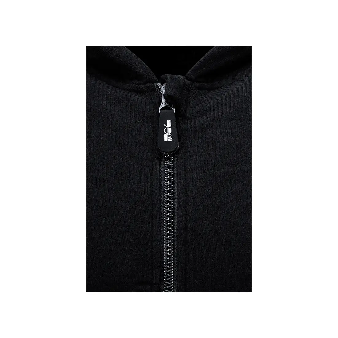 JOB - Hoodie-Sweatjacke OSLO "Dachdecker" schwarz