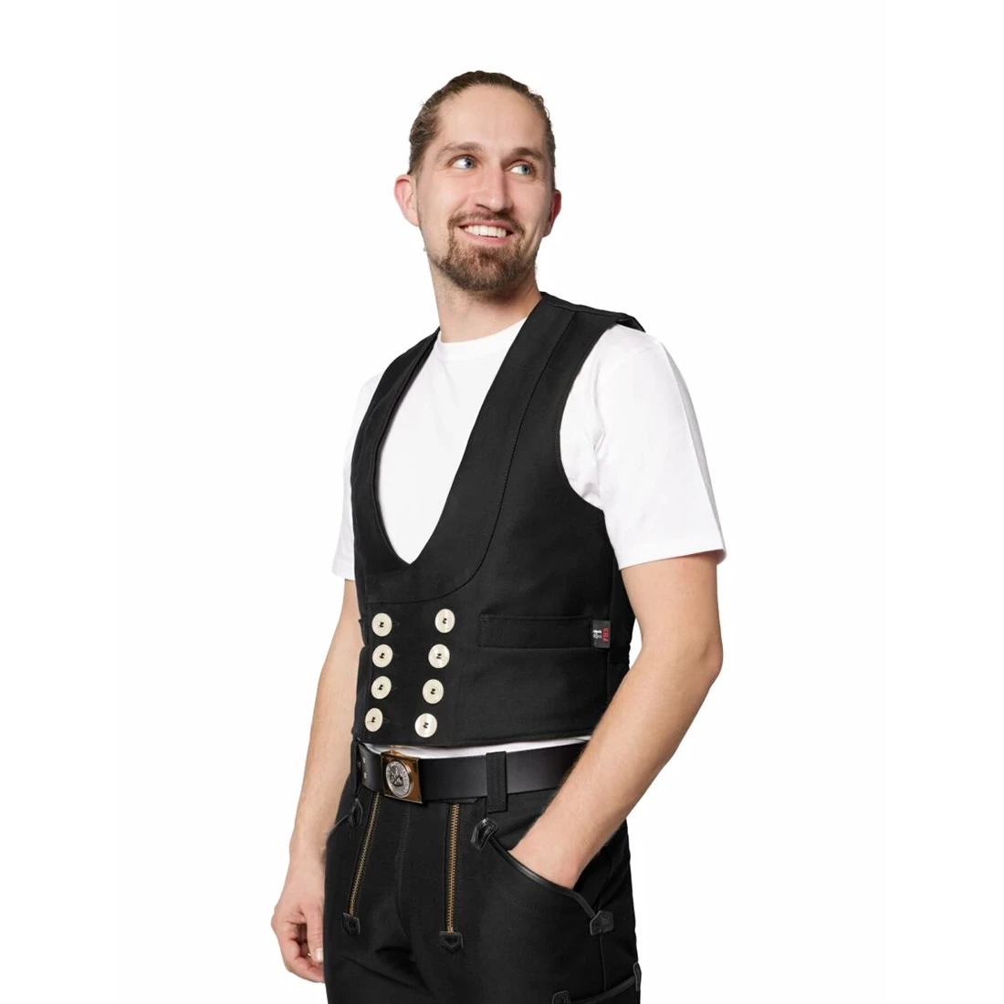 FHB - Zunftweste JAKOB Zwirn-Doppelpilot