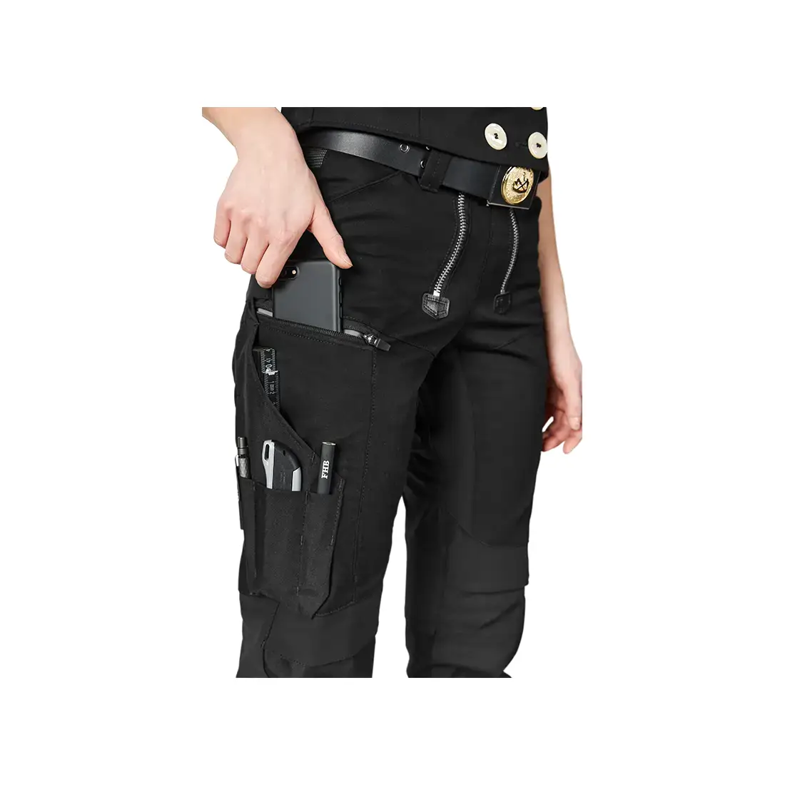 FHB - Zunfthose MAXI elastisch schwarz