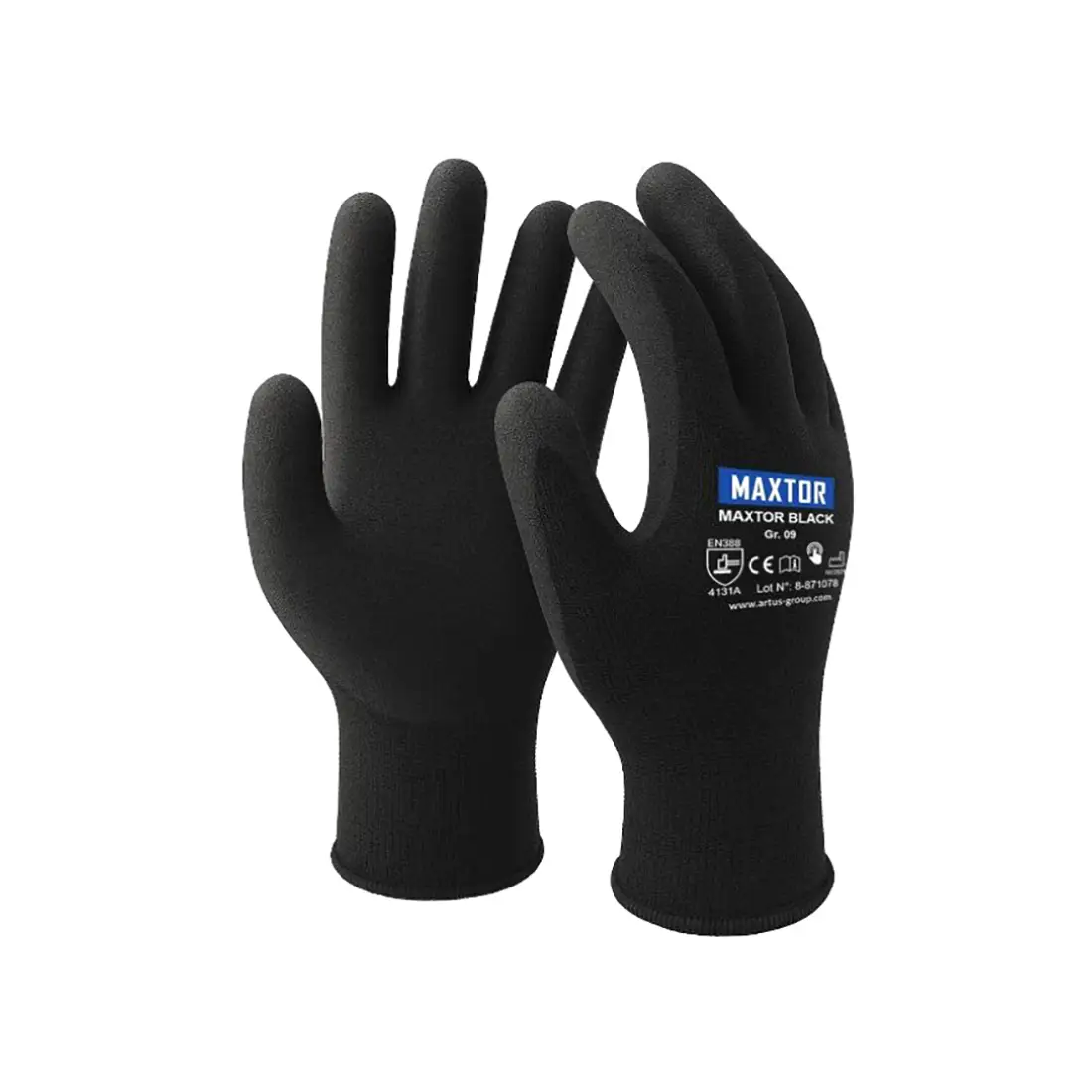 ARTUS - Montagehandschuh Maxtor Black schwarz