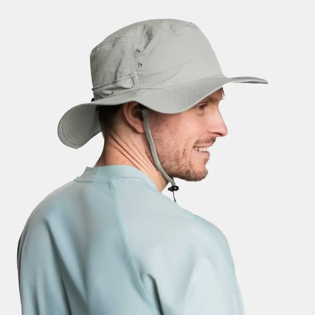 IQ-UV - UV HEAD Safari Hat grau