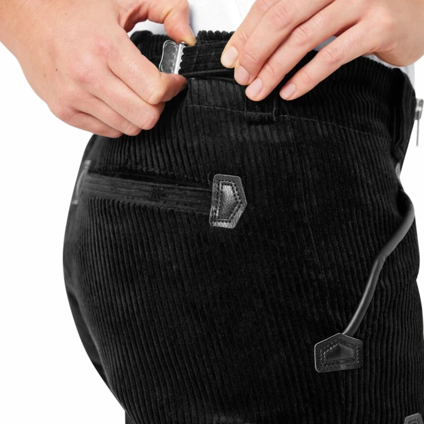 FHB - Zunfthose MARIA Trenkercord Damen schwarz