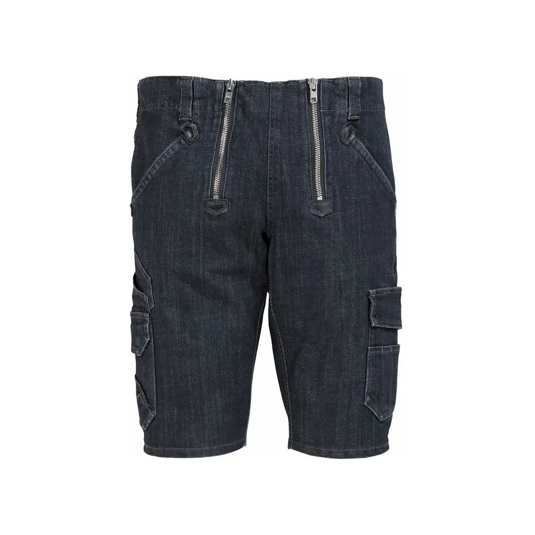 FHB - Zunftbermuda VOLKMAR Streatchjeans schwarzblau