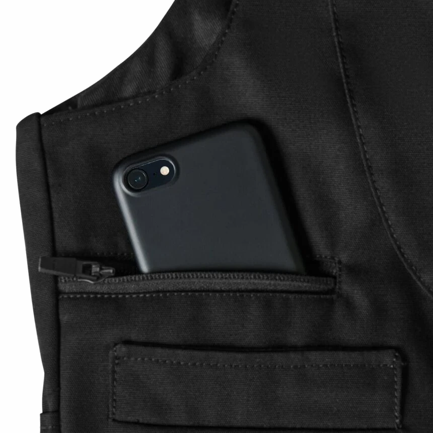 FHB - Zunftweste HERDIS Canvas Damen schwarz