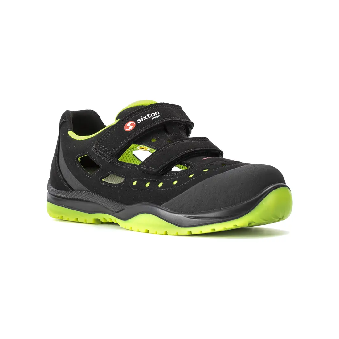 SIXTON - MENEITO ESD SRC S1P schwarz/neon gelb