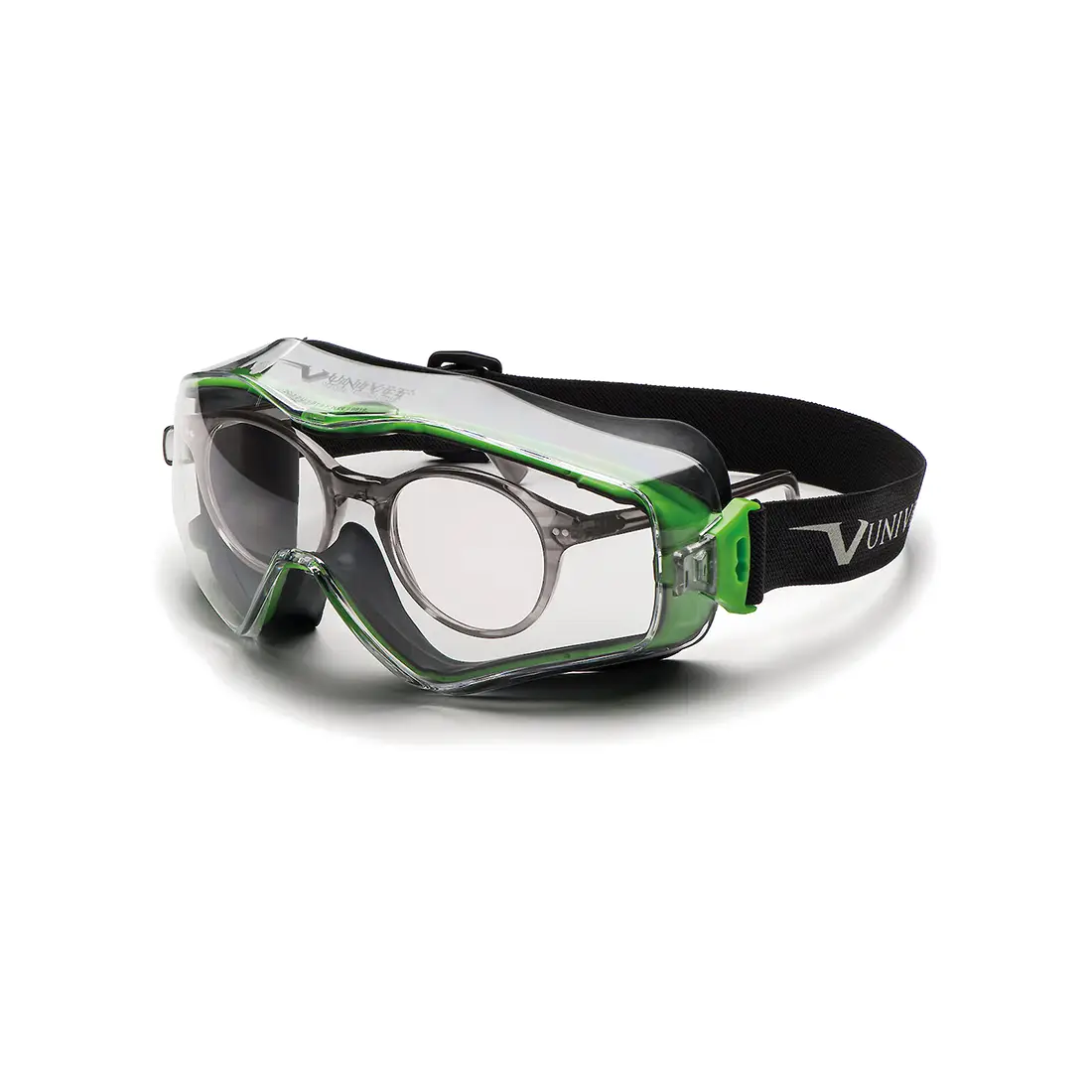 UNIVET - Vollsichtbrille CLEAR ULTRA 6X3 metallik/gr?n/klar