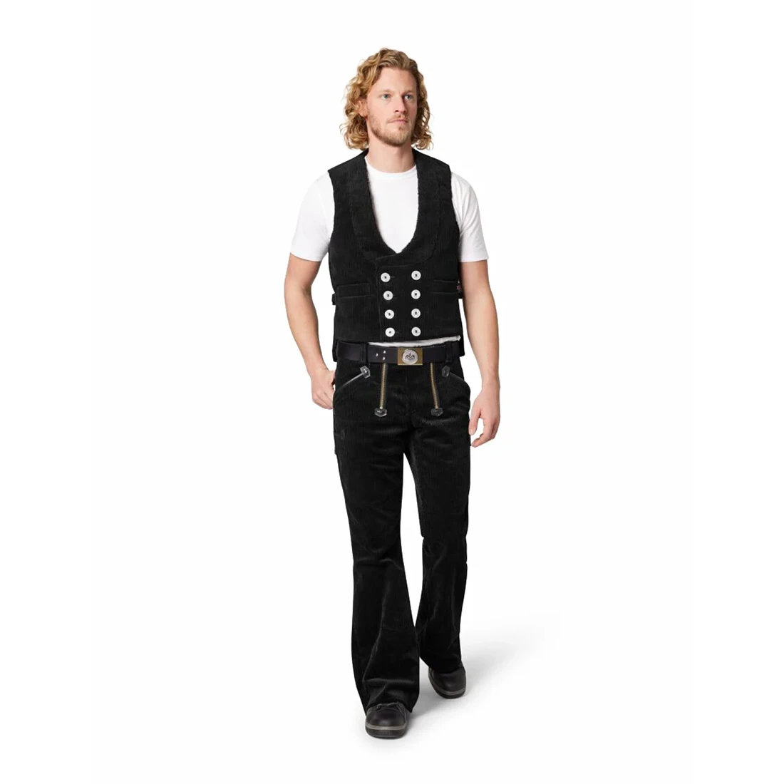 FHB - Zunftweste THOMAS Trenkercord schwarz