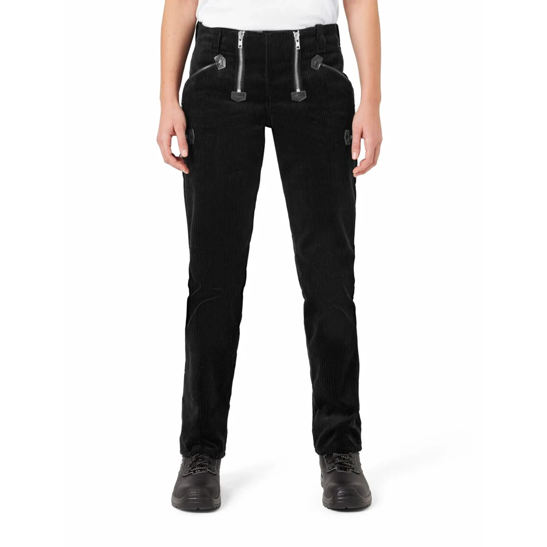 FHB - Zunfthose MARIA Trenkercord Damen schwarz
