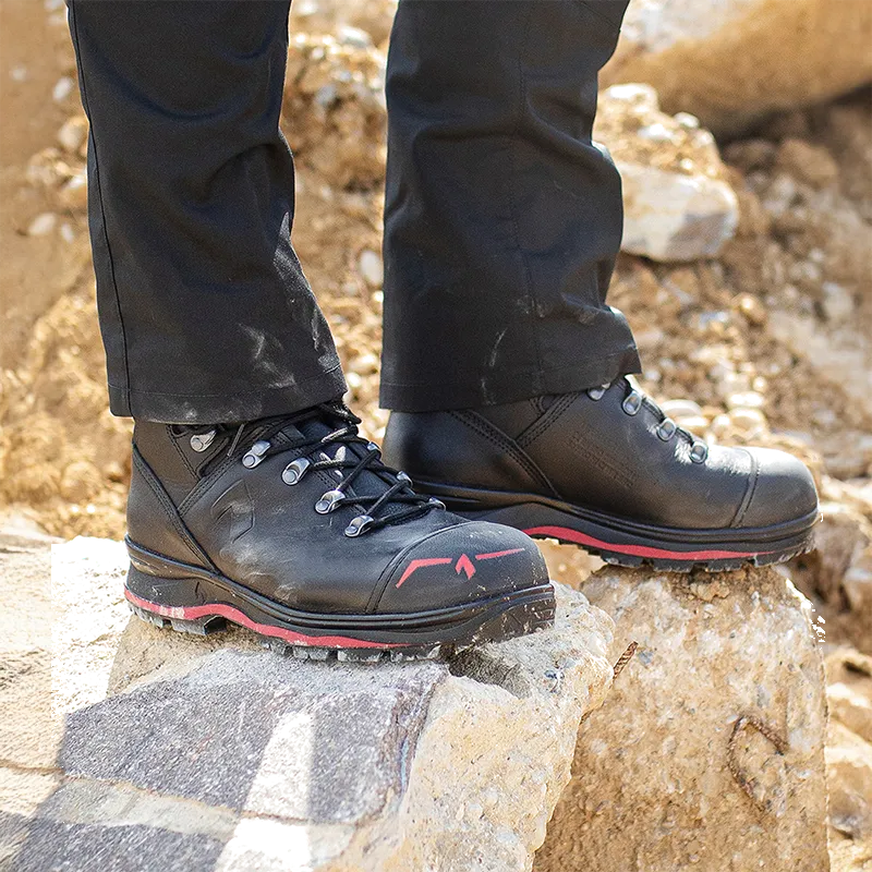 HAIX - TREKKER PRO 2.0 S3 high schwarz/rot