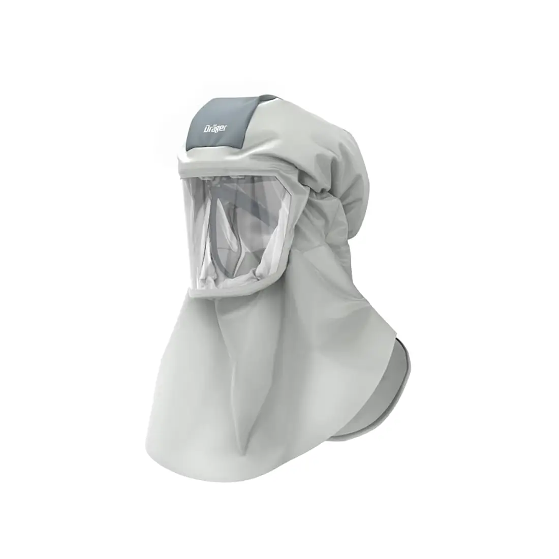 DRÄGER - X-plore 8000 Premiumhaube lang weiß/grau