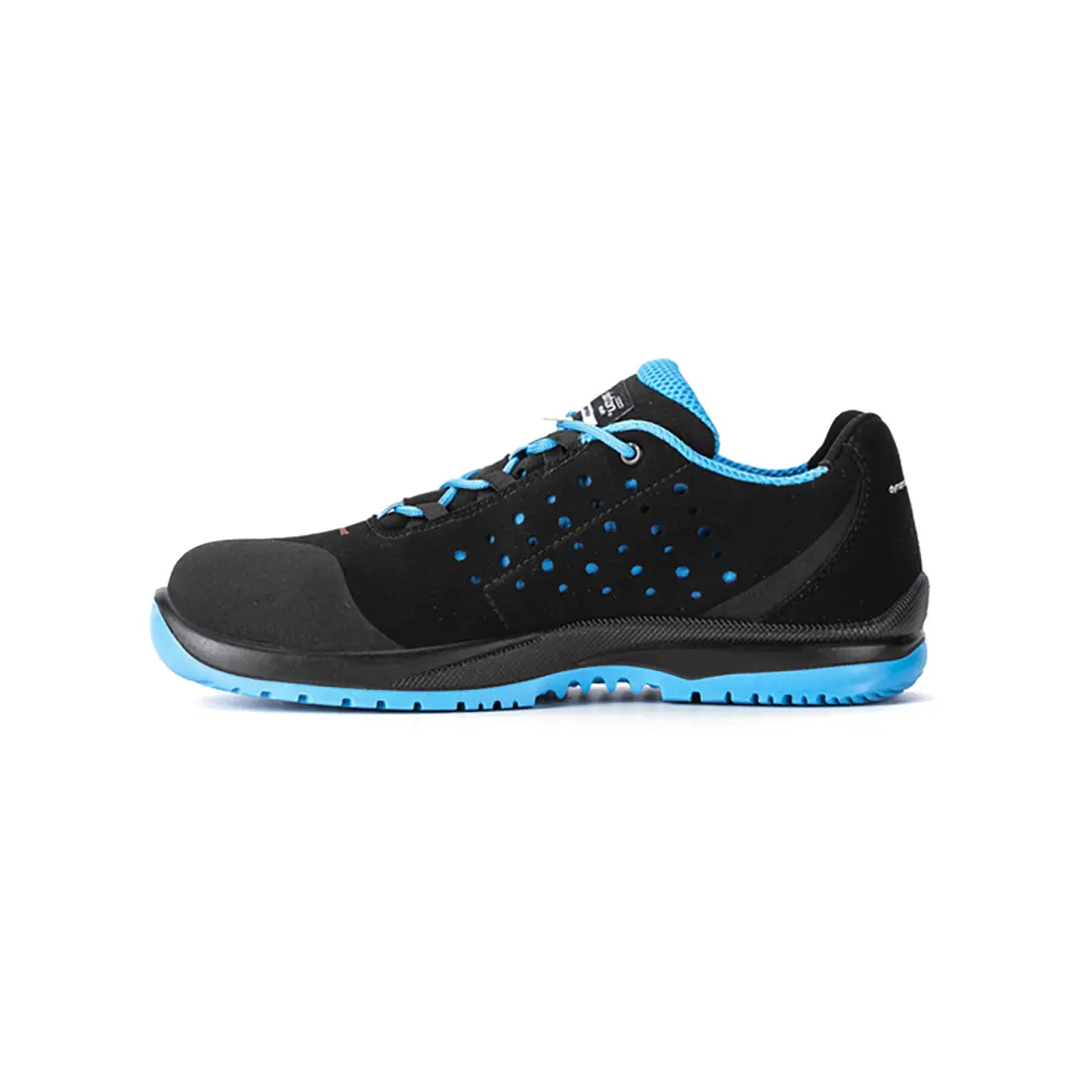 SIXTON - Cuban SRC ESD LOW S1P schwarz/neon hellblau