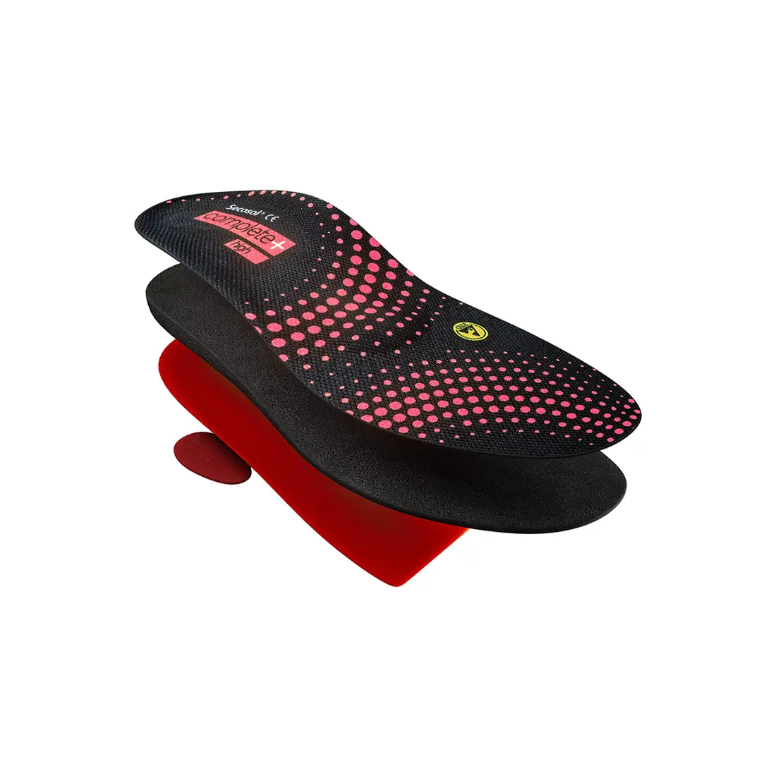 SECOSOL ? Ergonomische Fu?bettung Complete+ high schwarz/rot