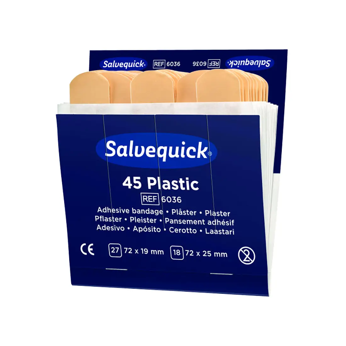 HOLTHAUS - Salvequick Refill-Einsatz wasserabweisend 45er