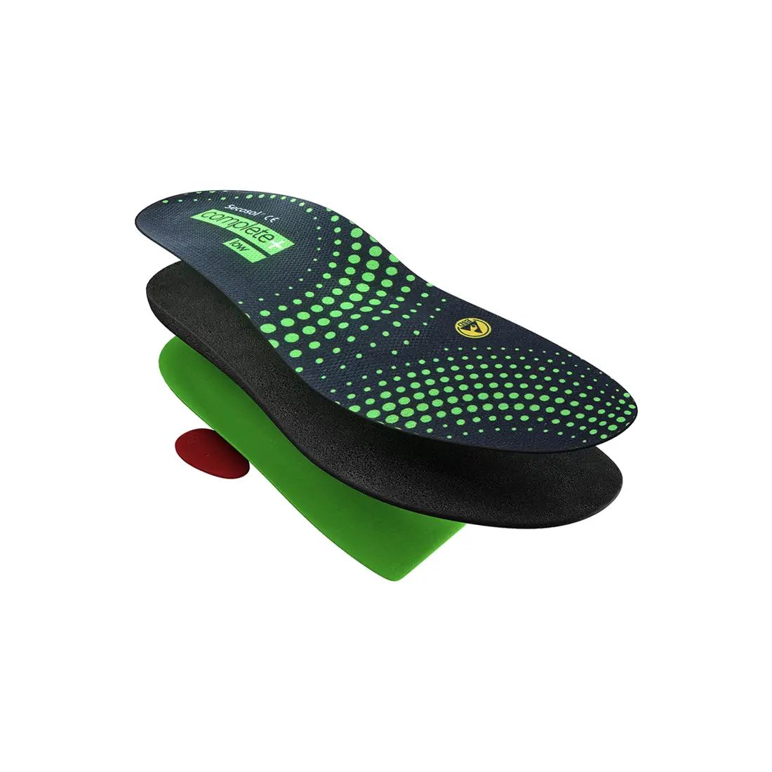 SECOSOL ? Ergonomische Fu?bettung Complete+ low schwarz/gr?n