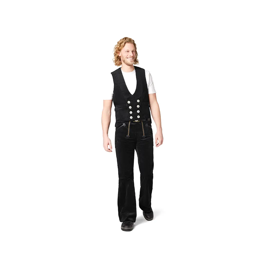 FHB - Zunfthose ALFONS Trenkercord schwarz